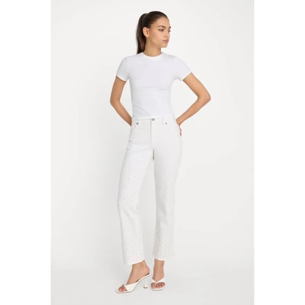 Good American Straight Leg Jeans